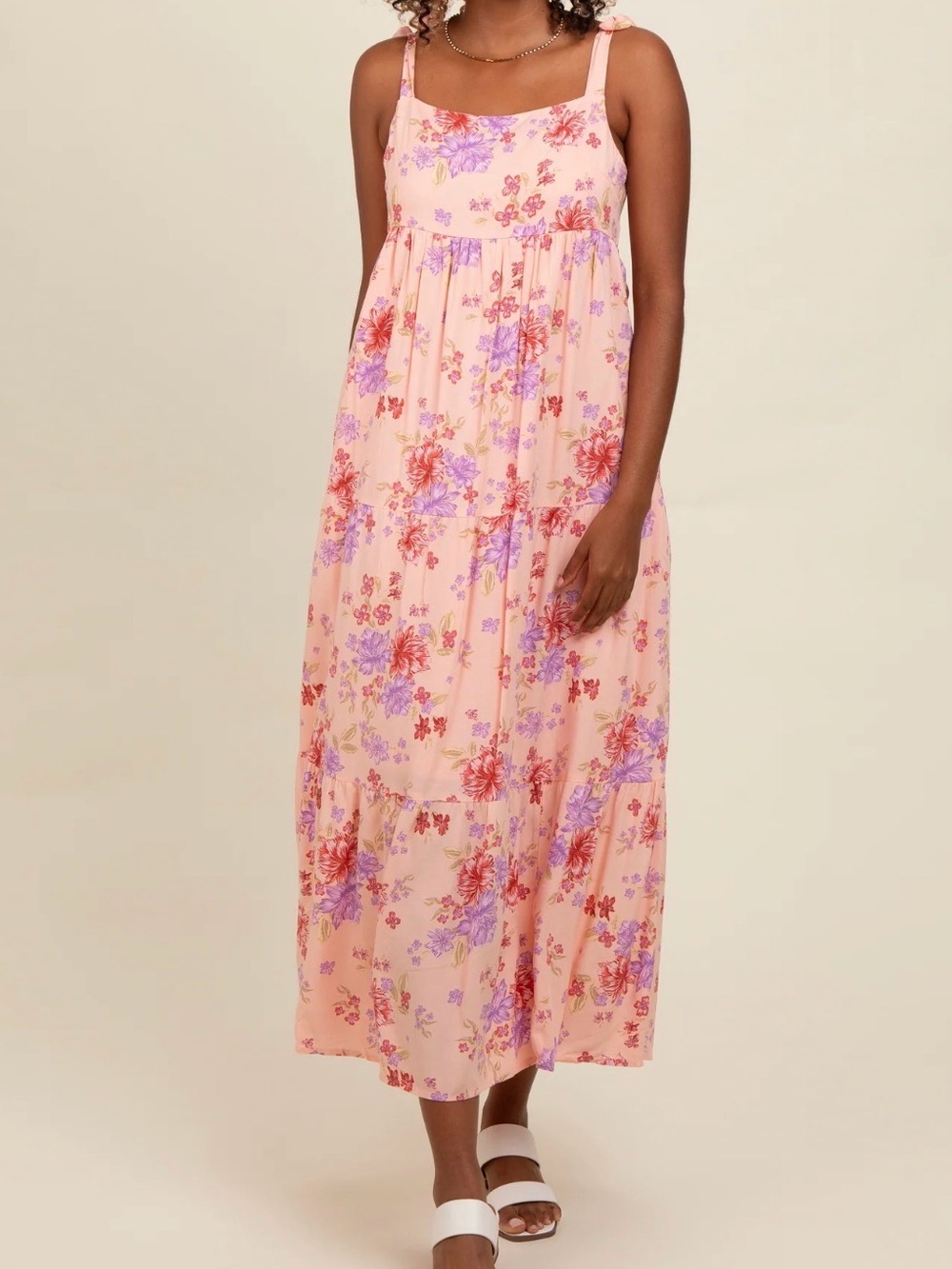 Pink Floral Dress